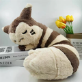 Sleeping Furret Plush Doll, Pokemon Long Body Stuffed Animal, Soft Sleep‑Pose Collectible Plush Toy
