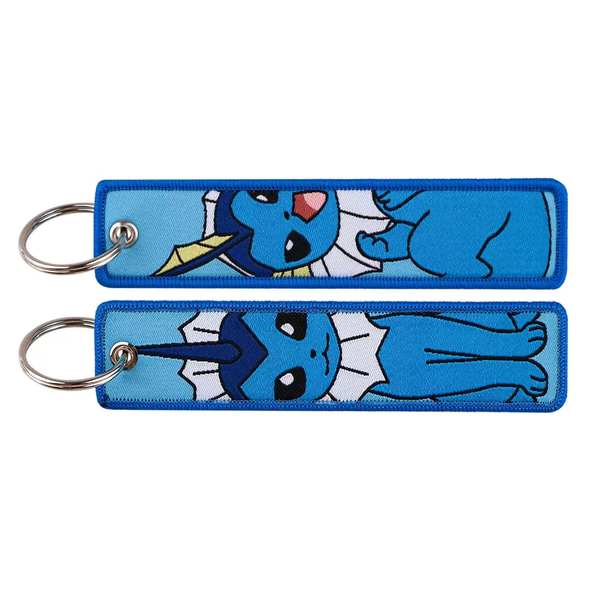 Vaporeon Embroidered Key Tag