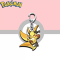 Cute Yellow Creature Acrylic Keychain, Metal Hook Bag Charm Pendant for Backpack & Keys