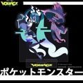 Pokemon Hatsune Miku Collage Acrylic Stand Figure, Large Clear Acrylic Desk Display Stand