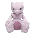 Light Lavender Human‑Like Creature Sitting Plush Doll, Stuffed Toy with Stern Purple Eyes, Chest Collar‑Shaped Details and Darker Belly Patch, Soft Collectible Plush for Display & Gift