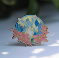 Crystal Ice 2‑in‑1 Pin & Magnet
