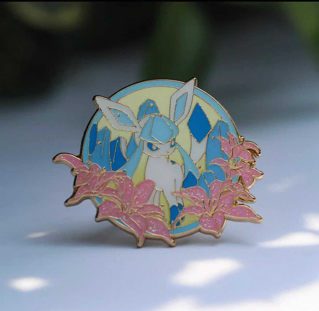Crystal Ice 2‑in‑1 Pin & Magnet