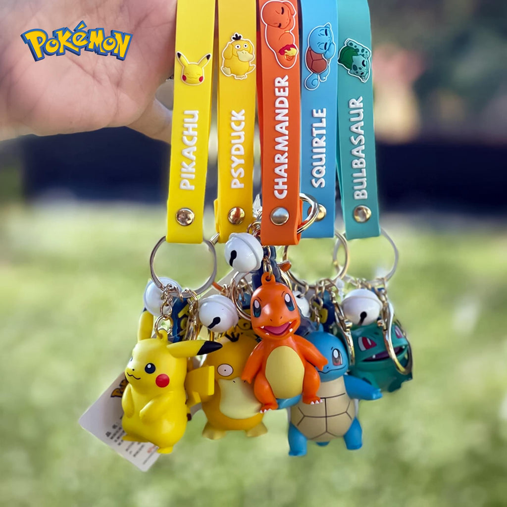 Pokemon 3D Figural Keychain With Printed Strap | Charmander