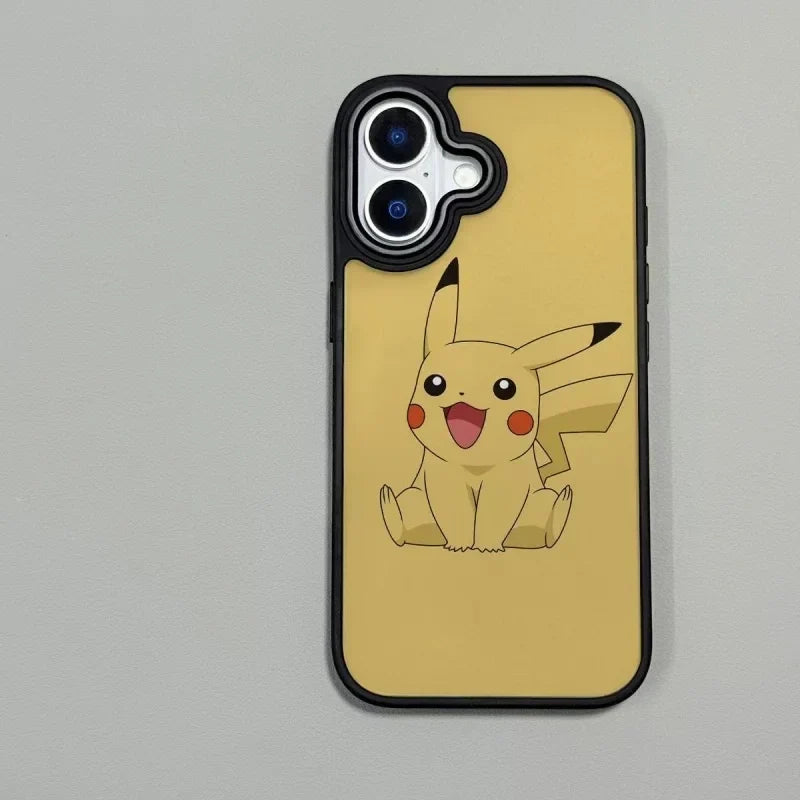 Luxury Pokemons Cute Picachu Phone Case For iPhone