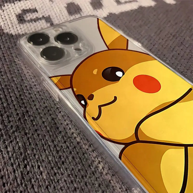 Cute Cartoon Pokemon Pattern Phone Case For iPhone