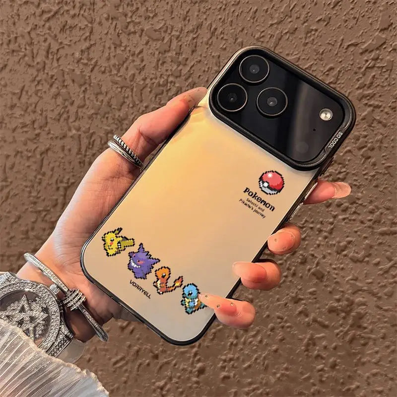 Cute Pixel Pokemon Pattern Phone Case For iPhone