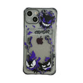 Cute Gengar Pikachu Card Pocket Phone Case For iPhone
