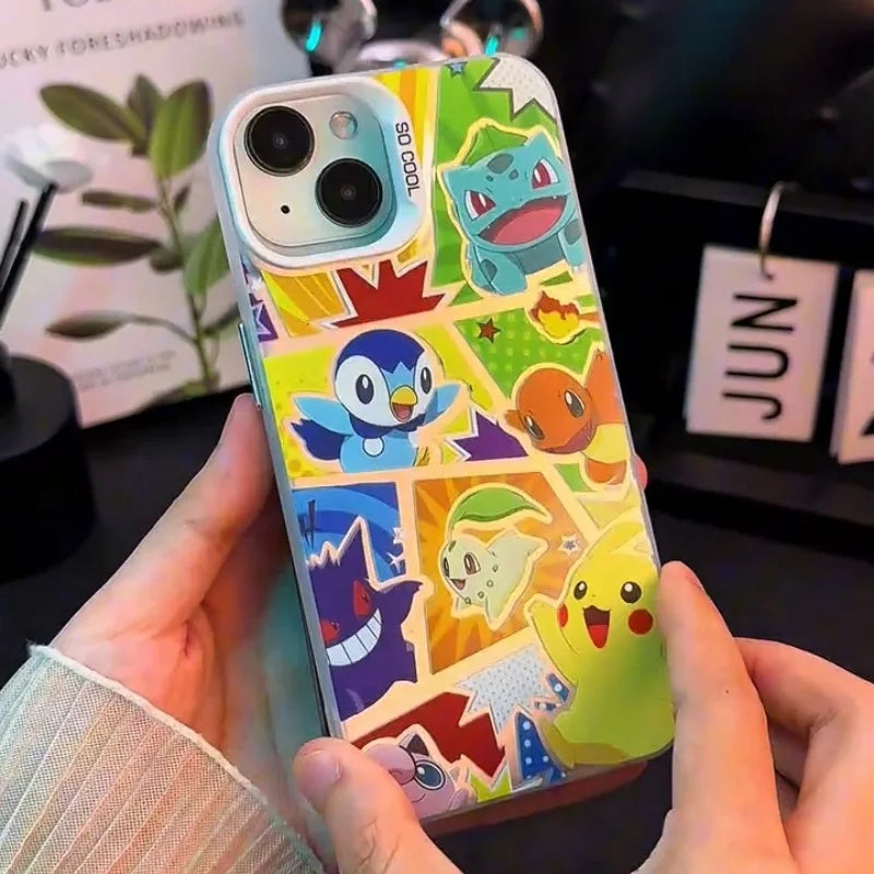 Cute Cartoon Piplup Charmander Phone Case For iPhone