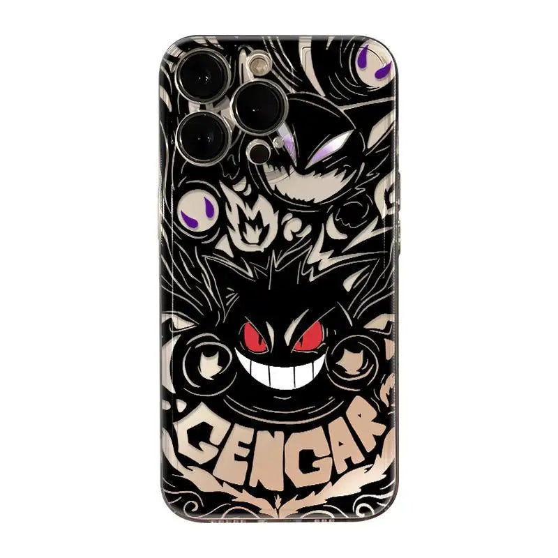 Cool Pokemon Gengar Pattern Phone Case For iPhone