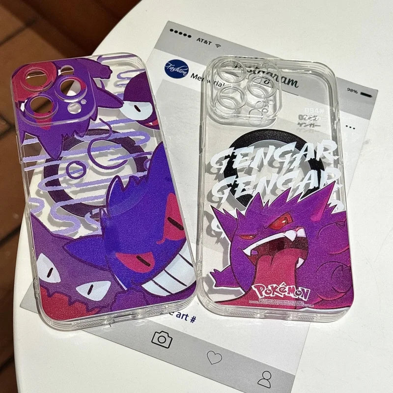 Cute Gengar Mega Phone Case For iPhone